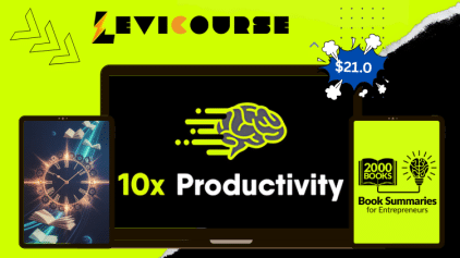 10x Productivity by 2000 Books online course on time management.