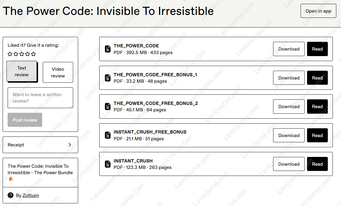 The Power Code: Invisible To Irresistible BUNDLE by Zoltium Download from The Power Code: Invisible To Irresistible BUNDLE.