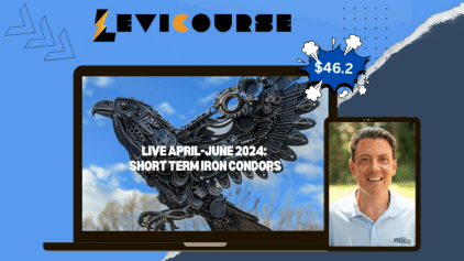 Short Term Iron Condors 2024 course by Dan Sheridan teaching zero to four-day option strategies with risk management.