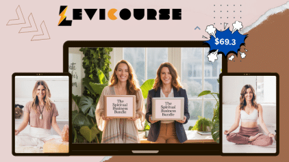 The Spiritual Business Bundle by Britt Deanda and Tara Schulenberg teaching passive income and aligned digital offerings.