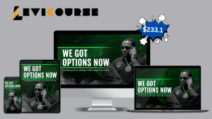 We Got Options Now course by Kevin Frink teaching stock options trading.