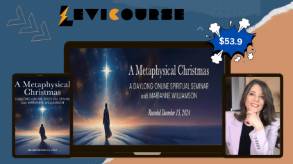 A Metaphysical Christmas by Marianne Williamson – spiritual seminar on the rebirth of Christ within.