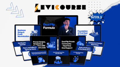 Deal Flip Formula course teaching land flipping and real estate profit strategies.