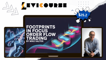Footprints In Focus order flow trading course by Mike Valtos.