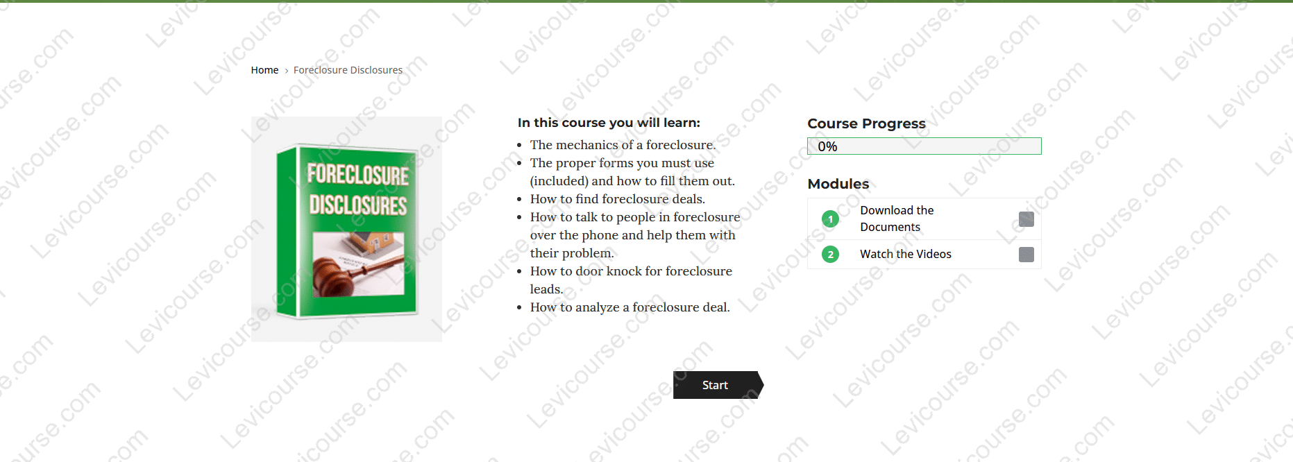 Foreclosure Disclosures 2025 by William Bronchick Content Proof Download from Foreclosure Disclosures 2025 by William Bronchick.