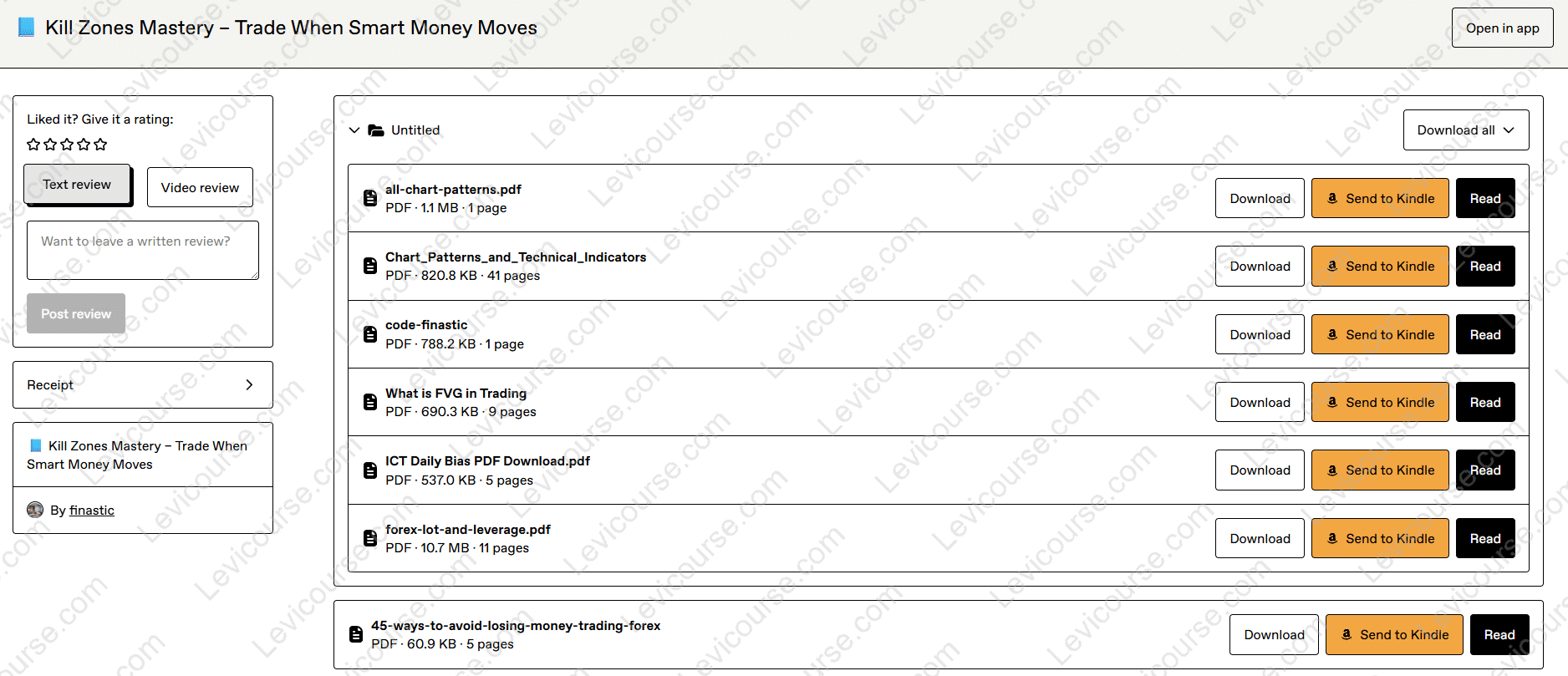 Kill Zones Mastery – Trade When Smart Money Moves by Finastic Content Proof from Kill Zones Mastery – Trade When Smart Money Moves.
