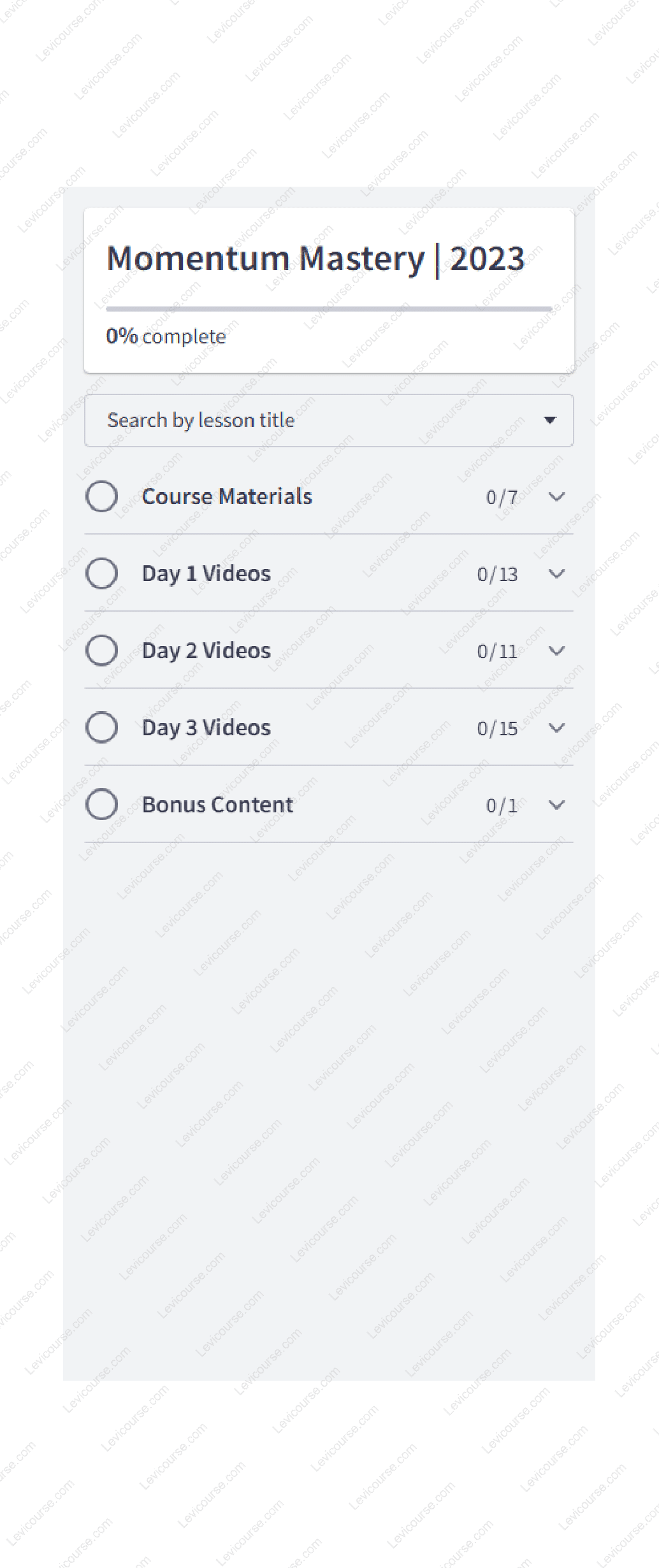 Momentum Mastery by JR Romero Content Proof from Momentum Mastery by JR Romero.