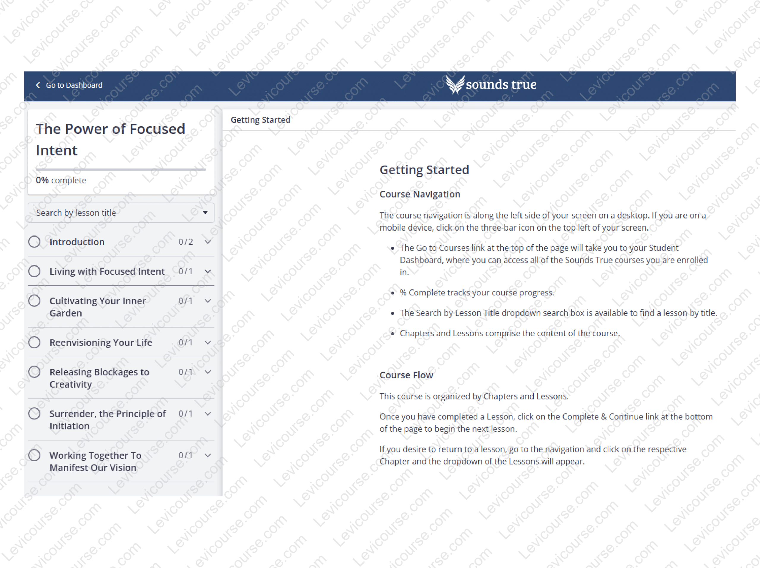 The Power of Focused Intent Course by Sandra Ingerman Content Proof of The Power of Focused Intent Course by Sandra Ingerman.