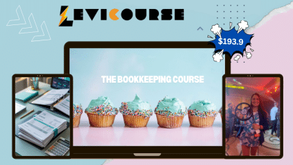The Bookkeeping Course by Tiffani Higgins for virtual business beginners.