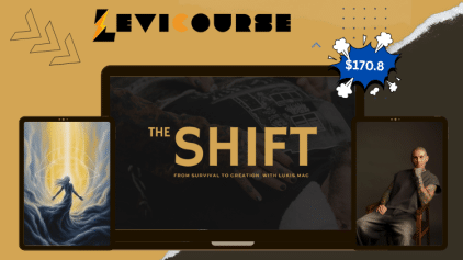 The Shift online course guiding transformation from survival mode to empowered creation by Lukis Mac.