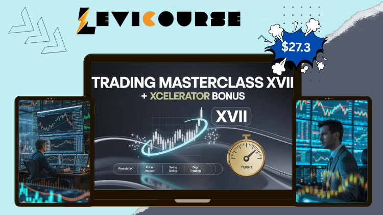 Trading Masterclass XVII + Xcelerator Bonus Trading Masterclass XVII with Xcelerator Bonus – advanced swing and day trading.
