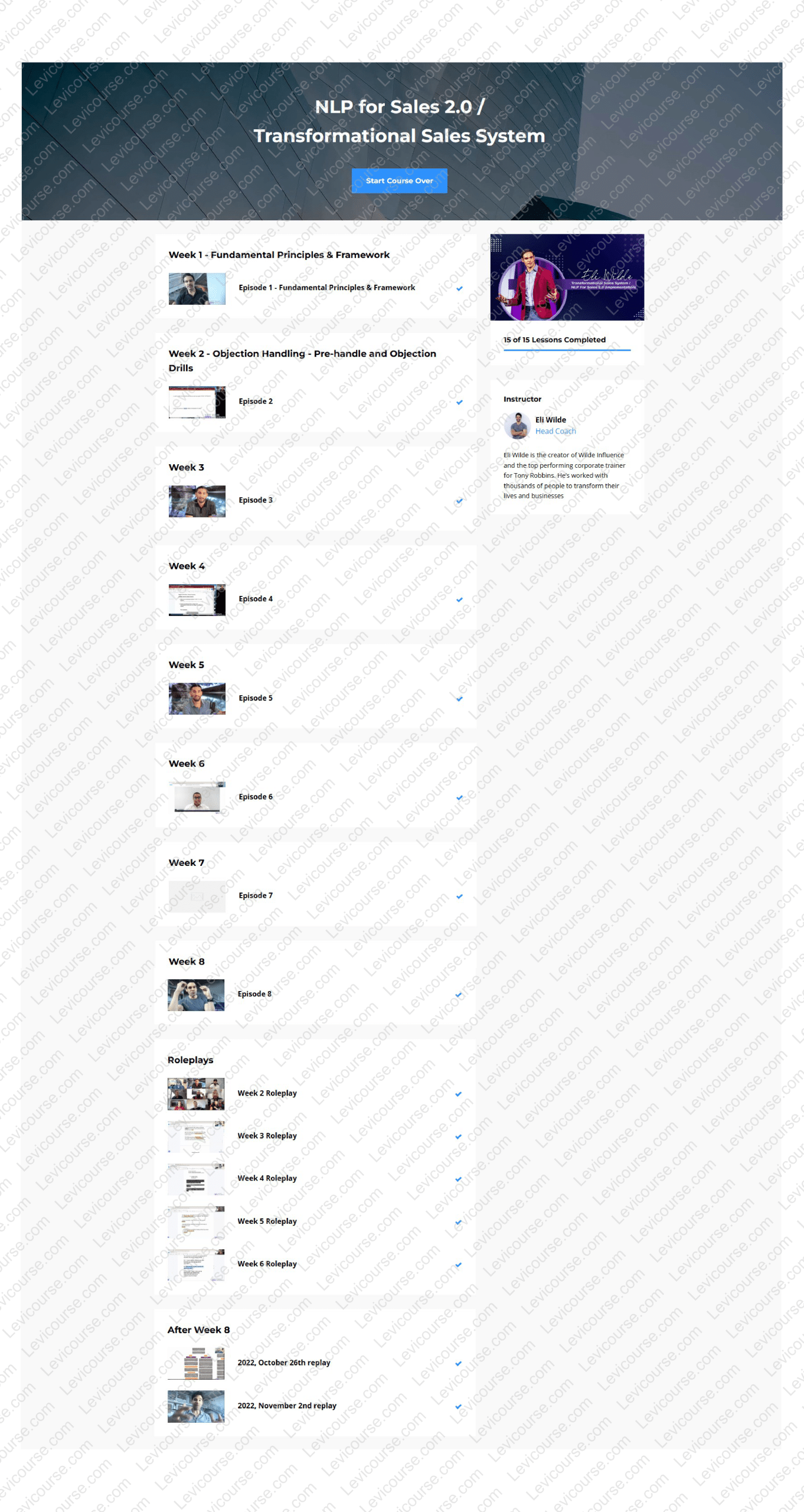 Transformational Sales System - NLP For Sales 2.0 by Eli Wilde Download from Transformational Sales System - NLP For Sales 2.0 by Eli Wilde.