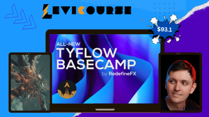 tyFlow Basecamp beginner 3D simulation course by RedefineFX.
