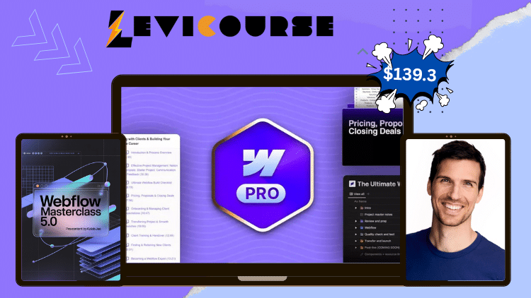 Webflow Masterclass 5.0 Pro Content by Kaleb Jae Webflow Masterclass 5.0 Pro Content by Kaleb Jae thumbnail.