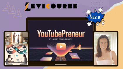 YouTubepreneur by Hayley Paige Johnson YouTube business course.